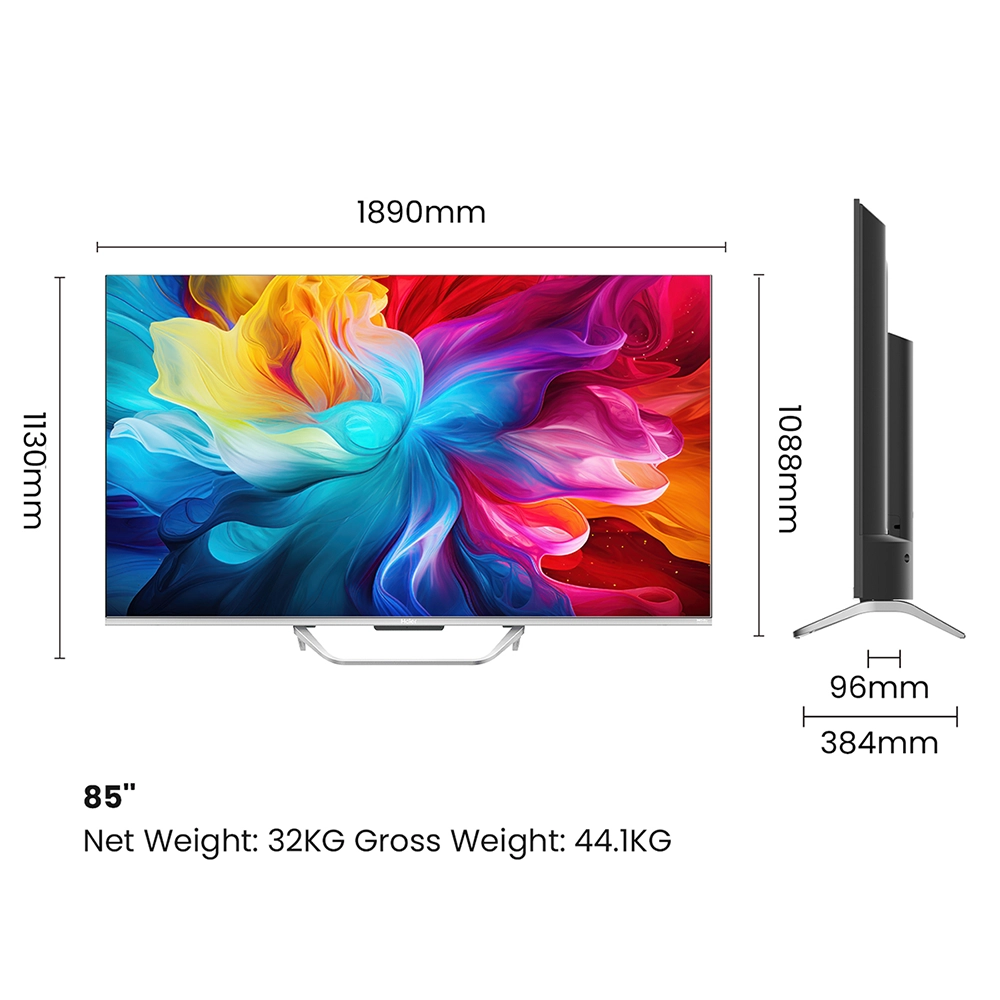 Haier S800 QLED 216cm (85) Google TV | Dolby Vision.Atmos 